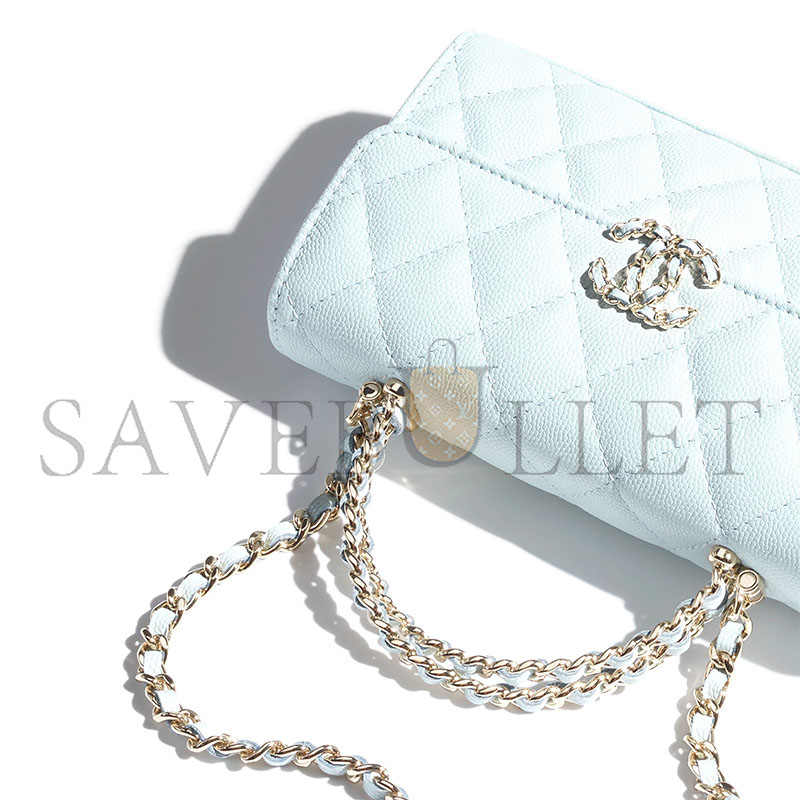 CHANEL FLAP PHONE HOLDER WITH CHAIN AP3238 (18*10*5cm)